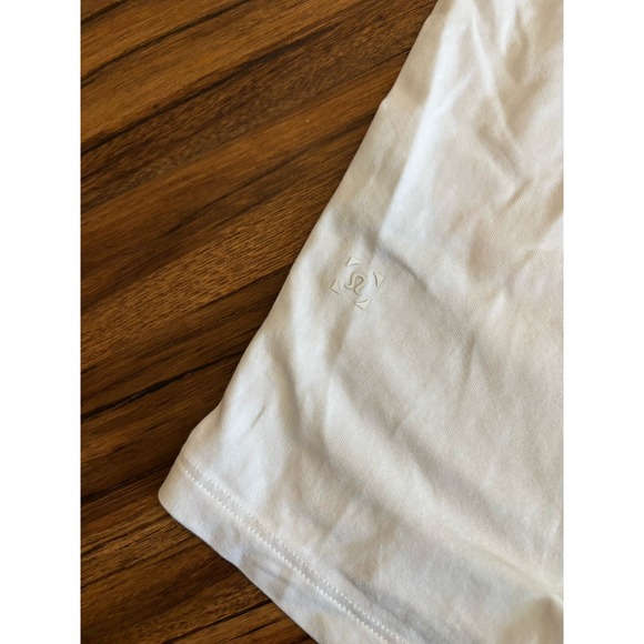 LOT OF 2 ❗️Lululemon Shirt Men Medium White Organic Cotton Classic Fit Crewneck - Picture 6 of 9